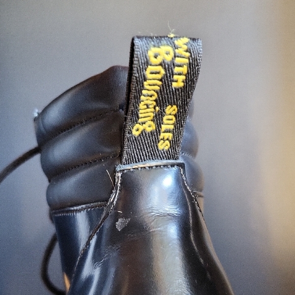 Dr. Martens Black Lace Up Boots. Persephone - Picture 11 of 12
